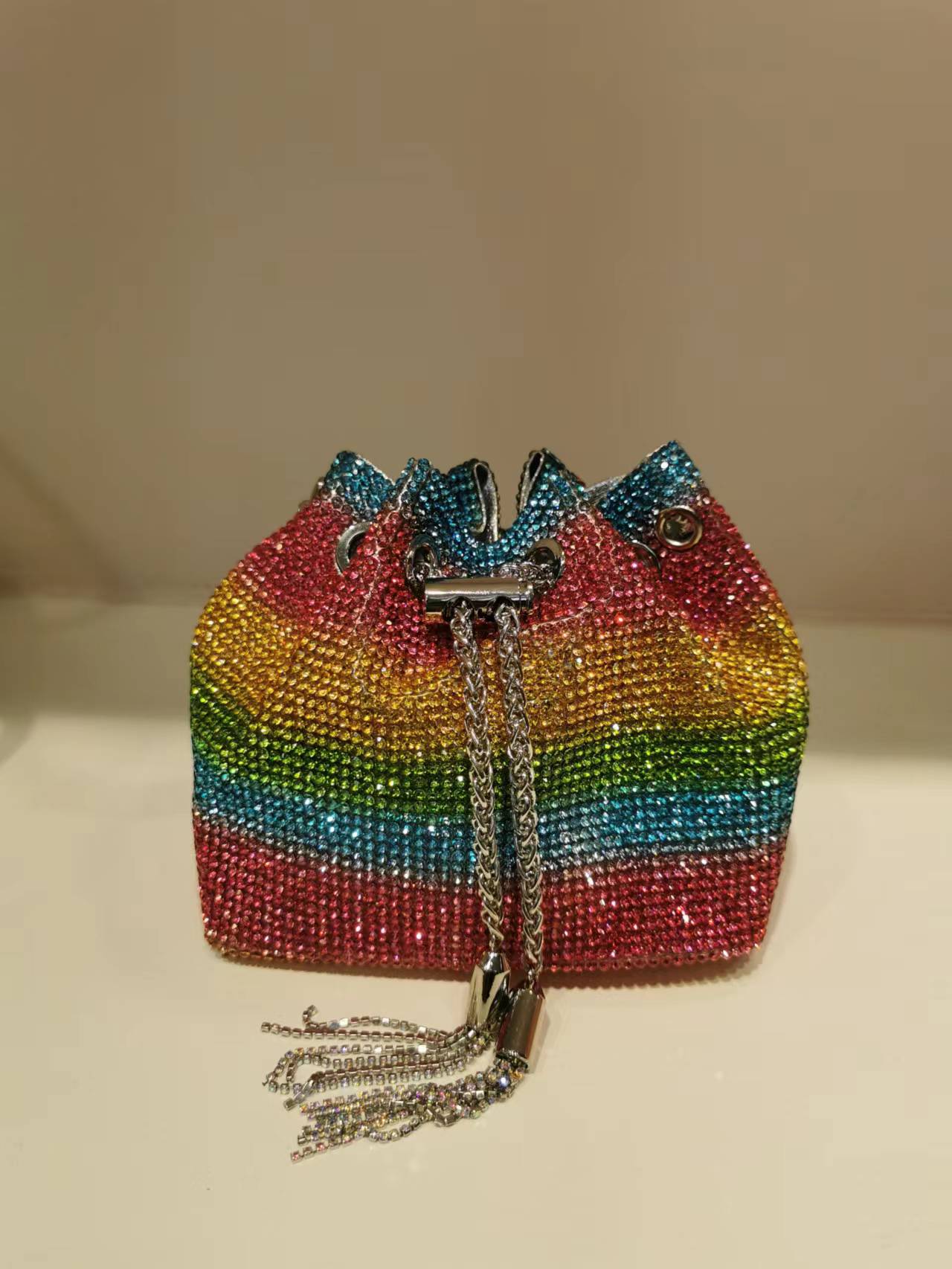 Women's Heron Live Streaming On Tassel Rhinestone Shoulder Bags