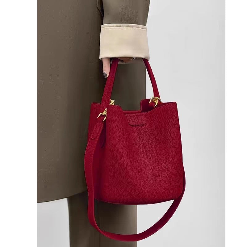 Women's Bridal Wedding Red Large Capacity Commuter Women's Handbag