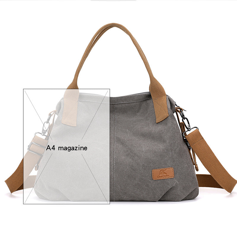 Women's Fashionable Simple Korean Style Large Capacity Shoulder Bags