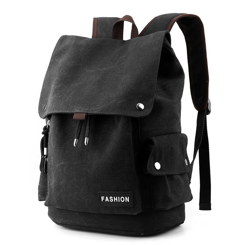 Men's Vintage Canvas Computer Large Capacity Simple Backpacks