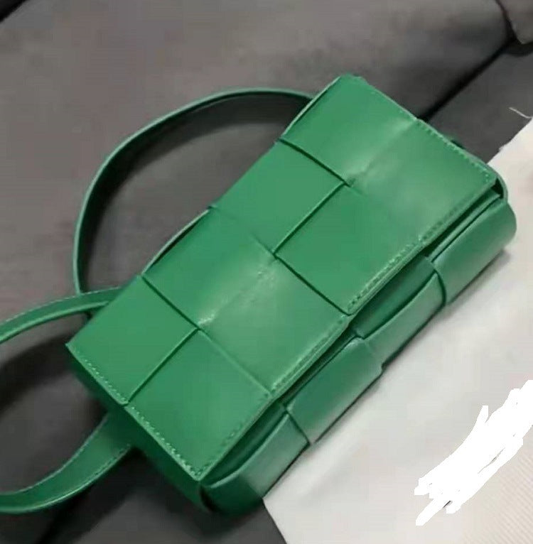 Women's & Men's & Woven Chain Avocado Green Waist Packs