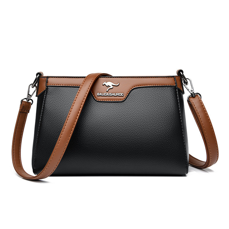 Women's Mother Simple Practical Mother-in-law Elegant Stitching Crossbody Bags