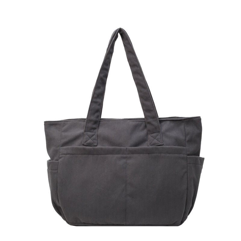 Style Large Capacity Canvas Simple Hand-held Women's Shoulder Bag