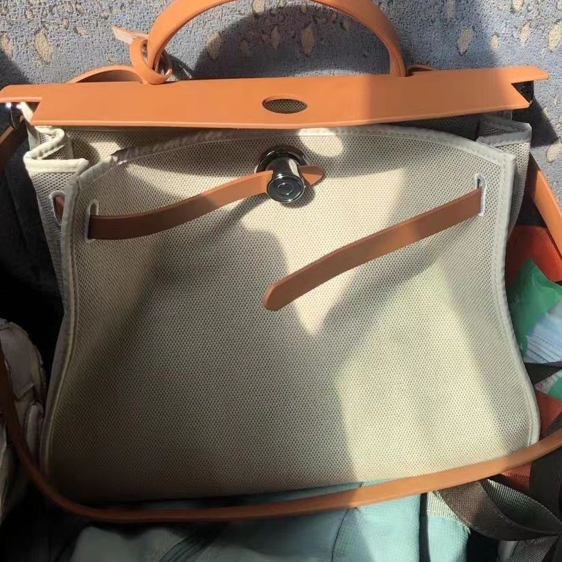 Cowhide Leather Hand Carrying Son Mother Women's Handbag