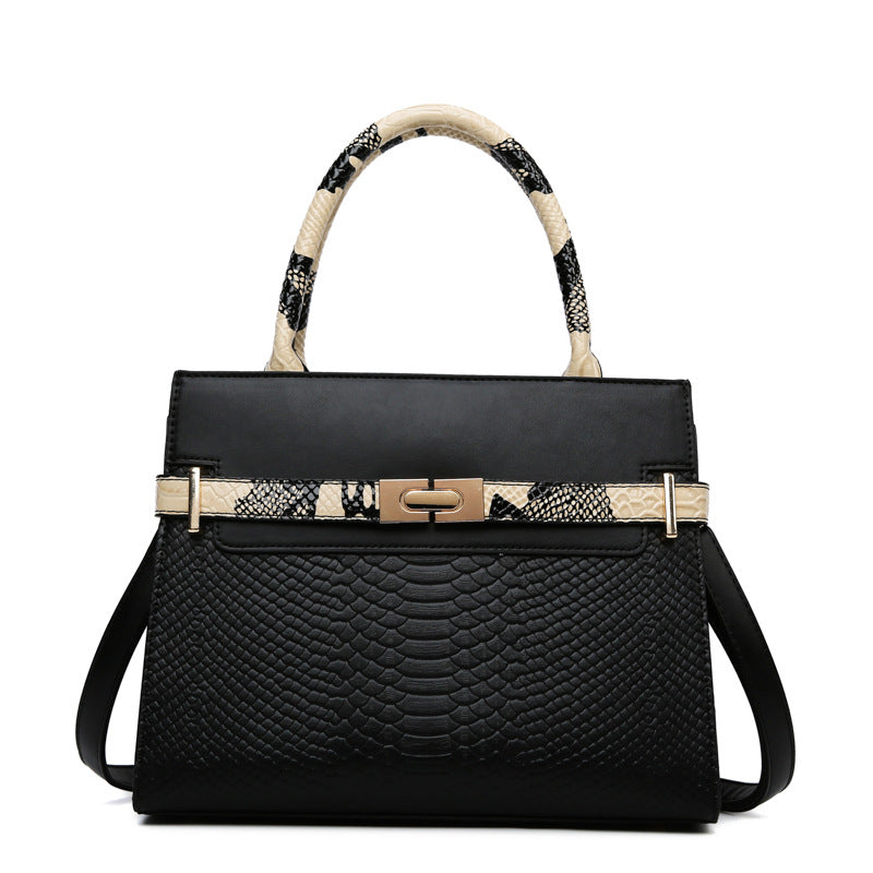 Trendy Fashion Crocodile Pattern Kelly Western Bags