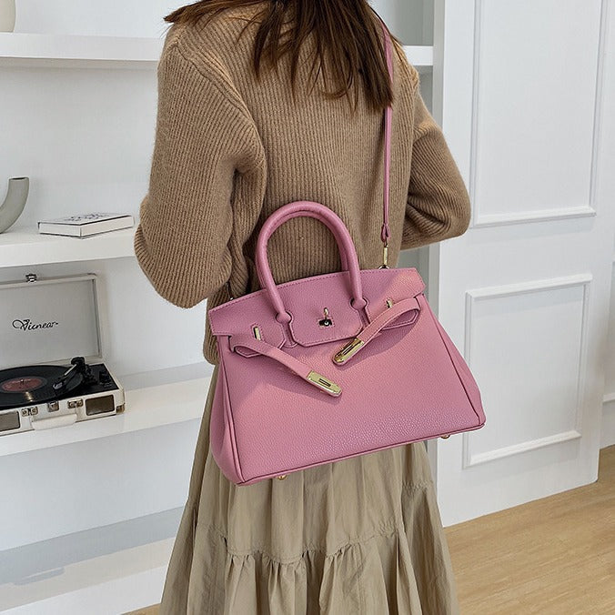 Women's Large Capacity Portable Kelly Light Luxury Handbags