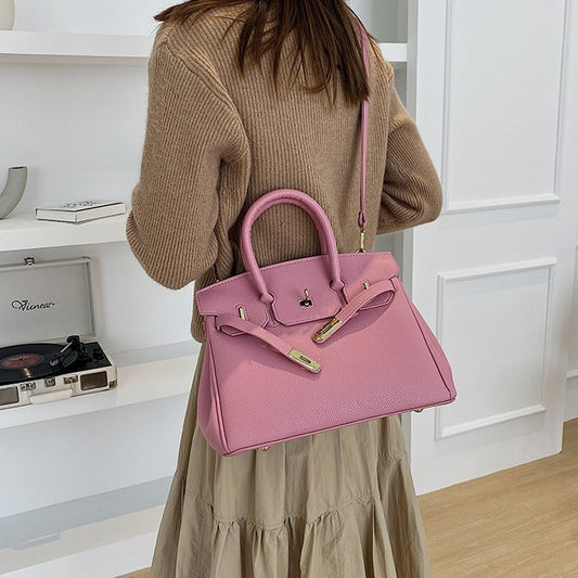 Women's Large Capacity Portable Kelly Light Luxury Handbags