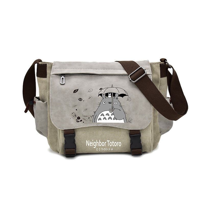 One Piece Human Ghost Blade Totoro Men's Shoulder Bags