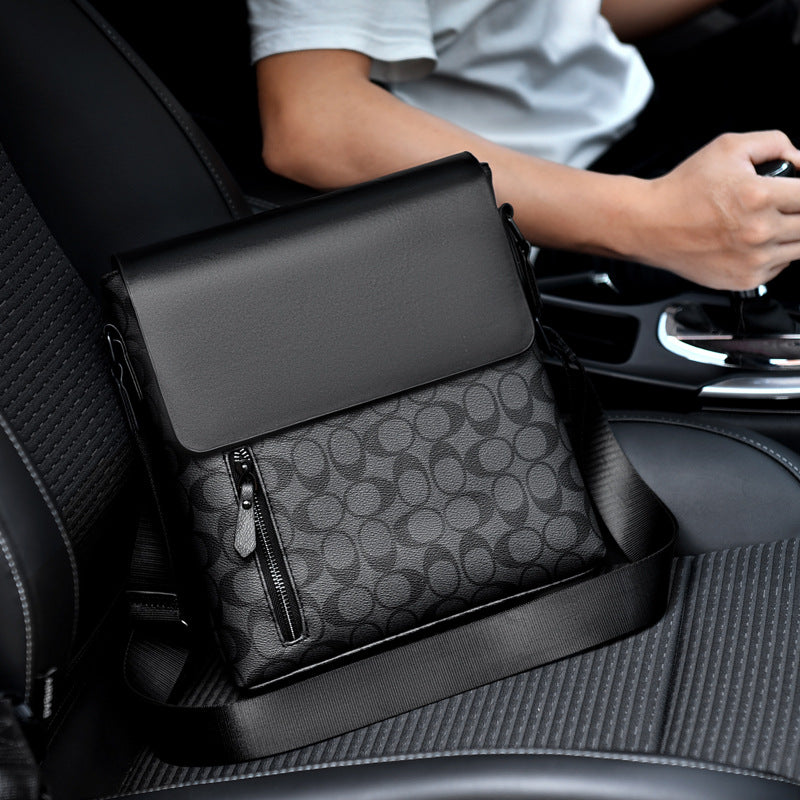 Men's Charming Leather Business Live Broadcast Men's Shoulder Bags