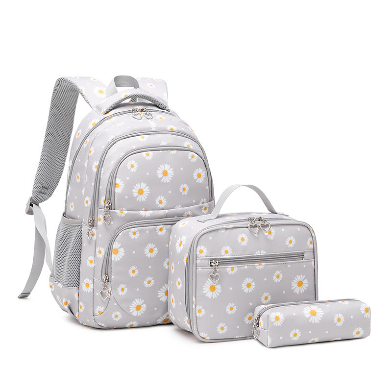 Primary Fresh Printed Waterproof Little Daisy Backpacks