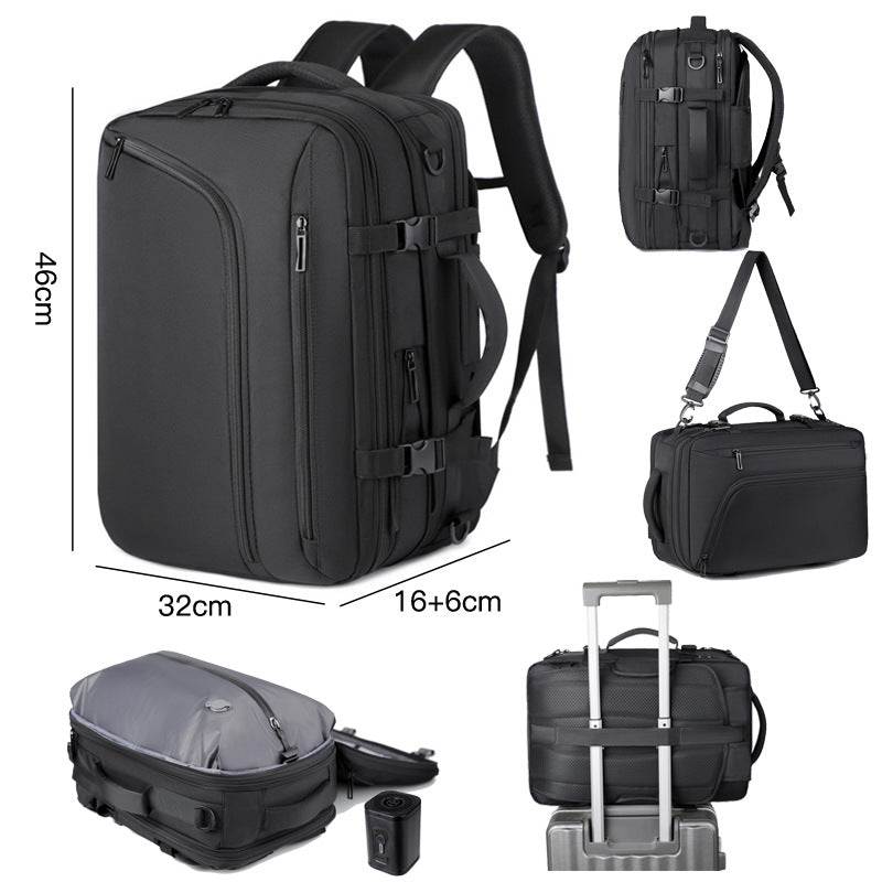 Business Vacuum Compression Multifunctional Computer Large Backpacks