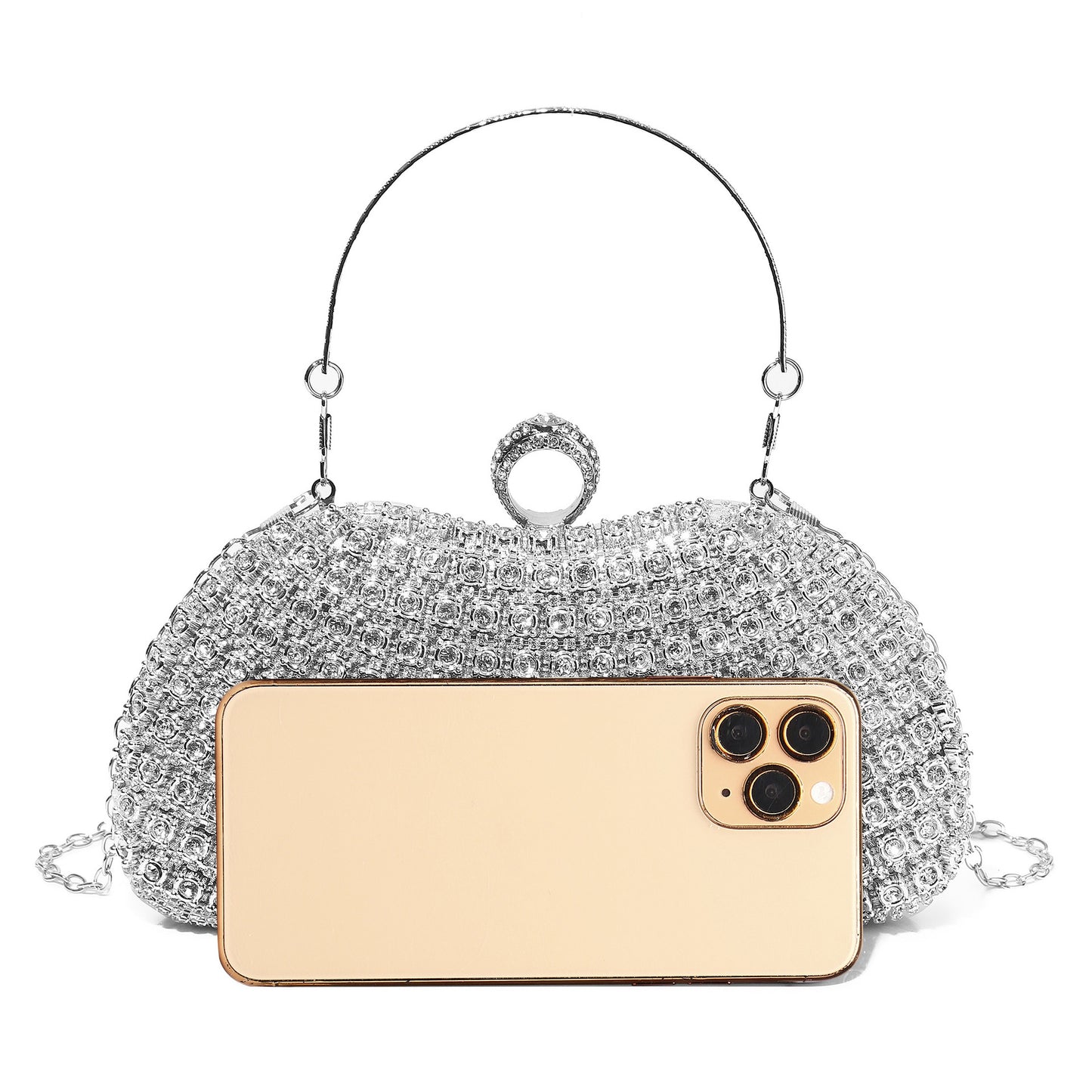 Rhinestone Banquet Diamond Chain Stitching Dress Evening Bags