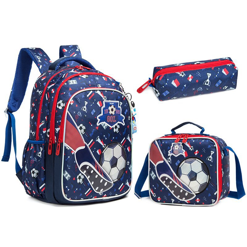 Sequined Cute Cartoon Primary Inch Three-piece Elementary School Students' Schoolbags