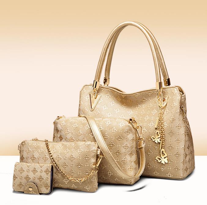 Attractive Women's Beautiful Trendy Double Zipper Shoulder Bags