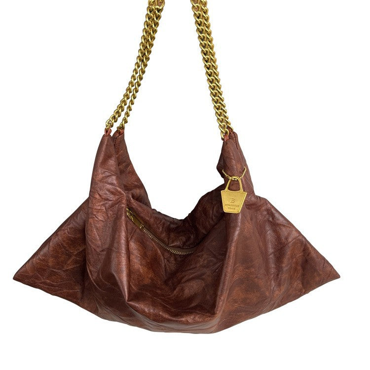 Women's Ge Underarm Texture Western Style Embossed Shoulder Bags