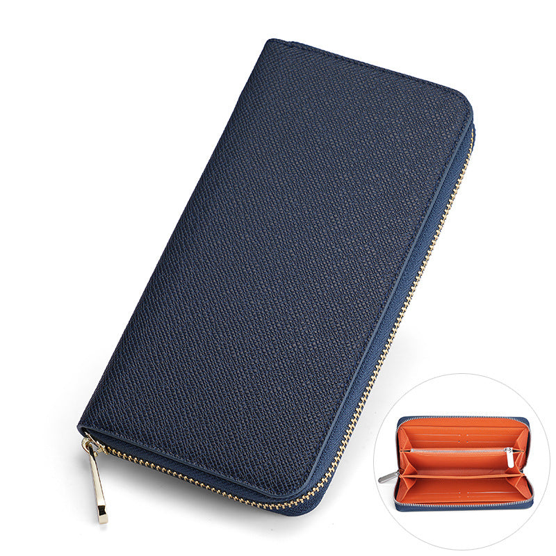 Women's & Men's Long Fortune Cloth Cross Pattern Fashion Men's Wallets
