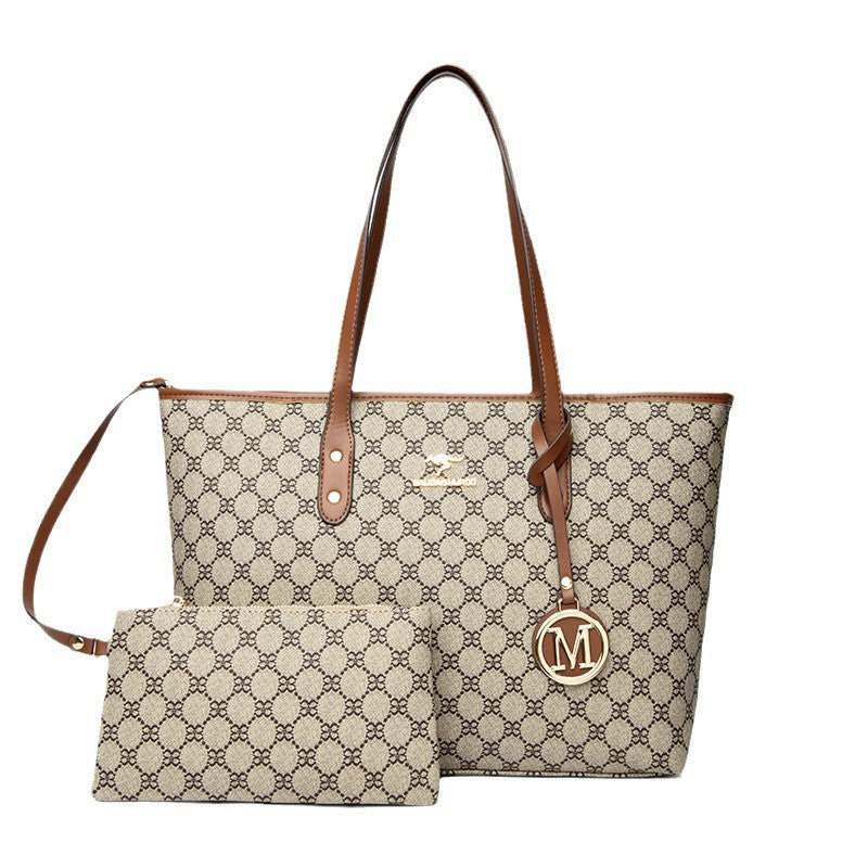 Women's Large Capacity Totes Simple Fashion Letter Handbags