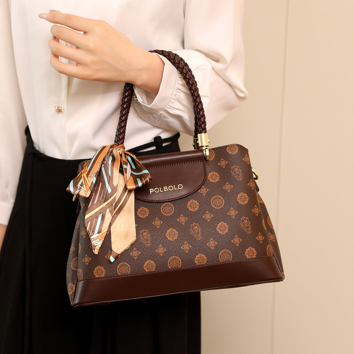 Women's Retro Printed Large Capacity Mom Fashion Bags