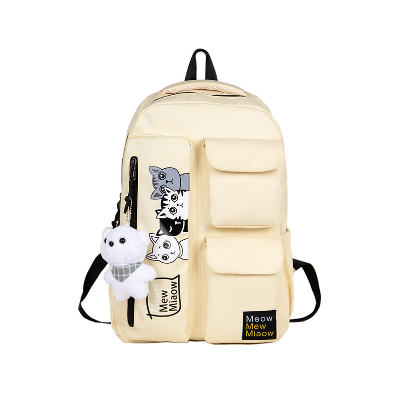 Lightweight High-grade Personality Trendy Junior Fresh Middle School Students' Schoolbags
