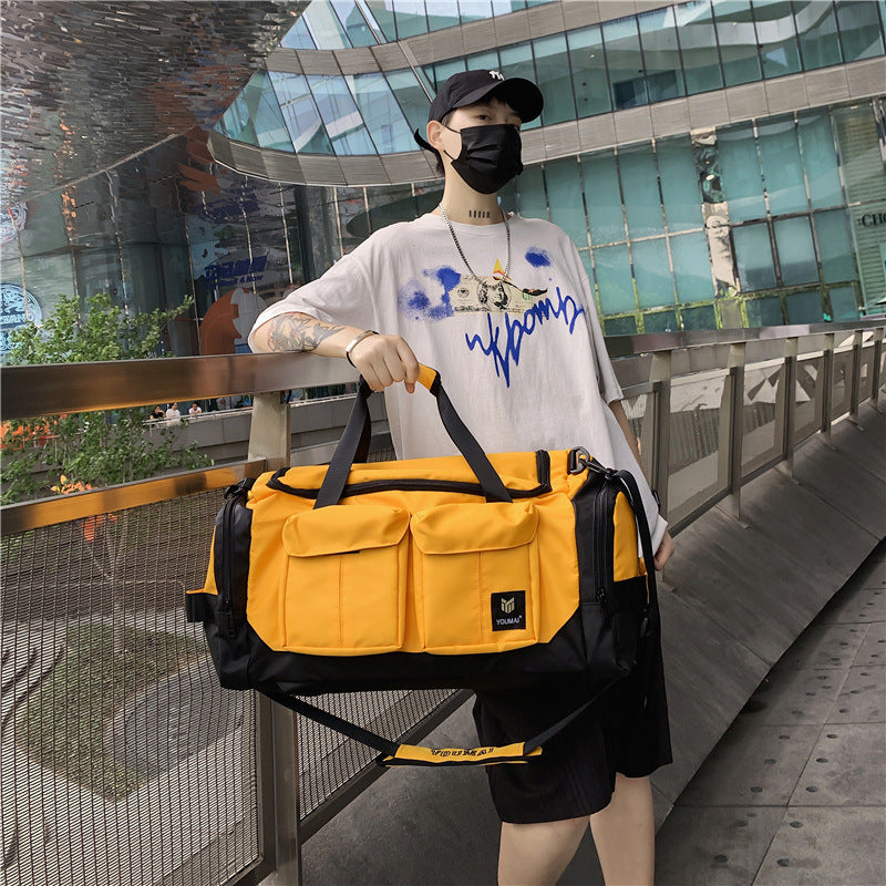 Men's Dry Wet Separation Training Short Business Travel Bags