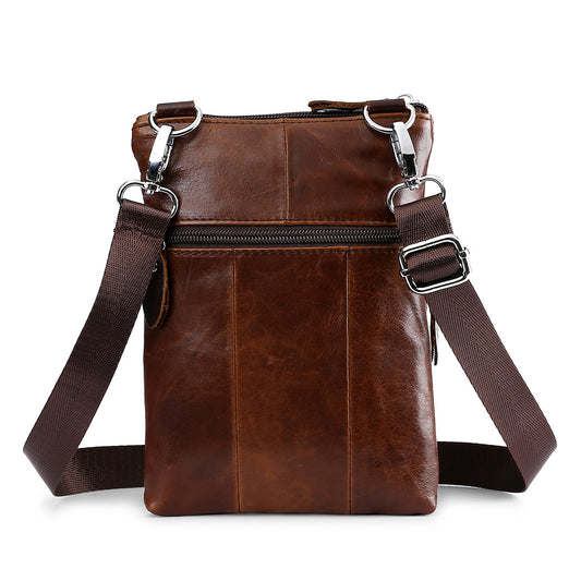 Women's & Men's & Cowhide Leather Leisure Bags