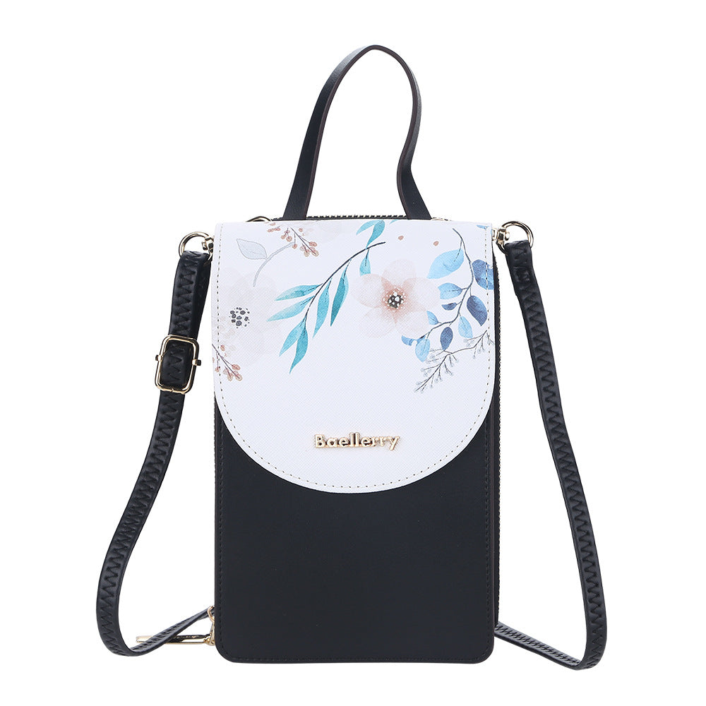 Women's Mobile Korean Touch Screen Printed Mini Women's Messenger Bag