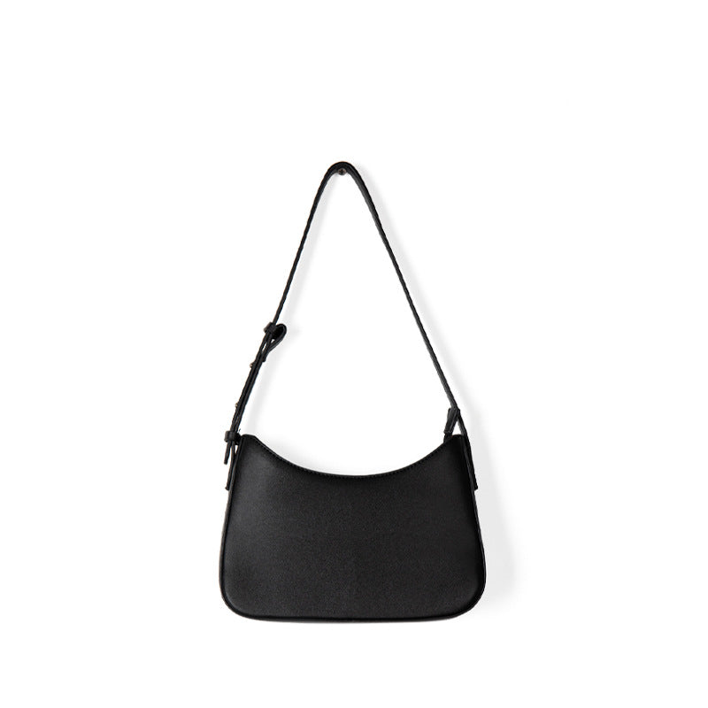 Women's Korean Niche Design Minimalist Texture Underarm Simple Handbags