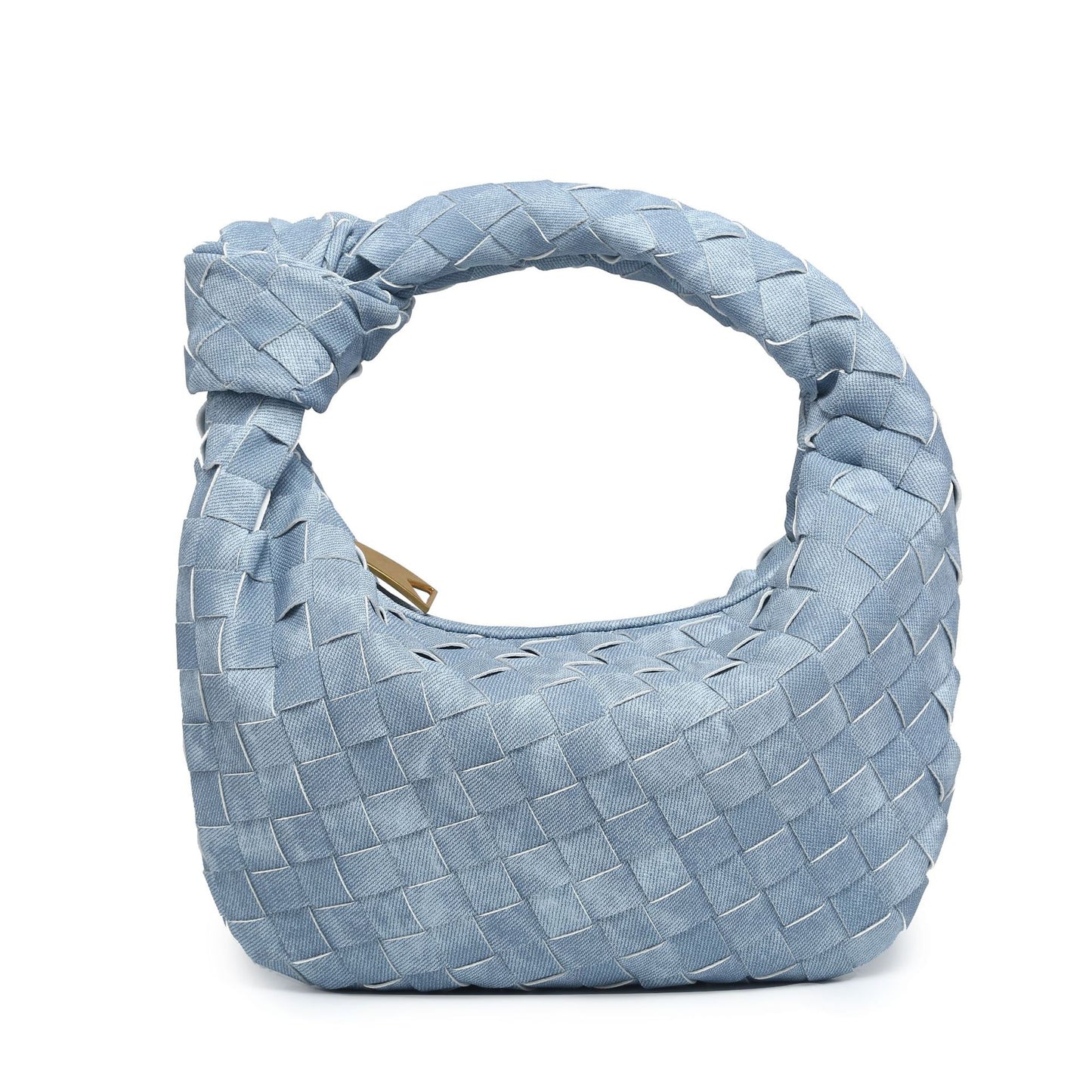 Fashion Trend Dumpling Knotted Hand-woven Croissant Handbags