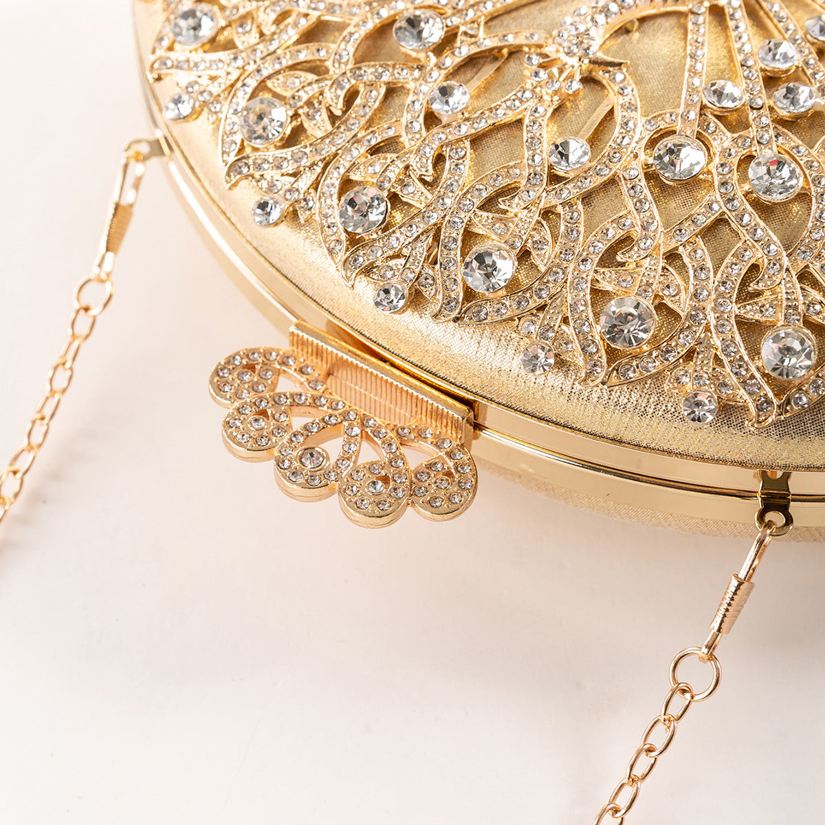 Flower Dinner Peacock Open Screen Rich Evening Bags