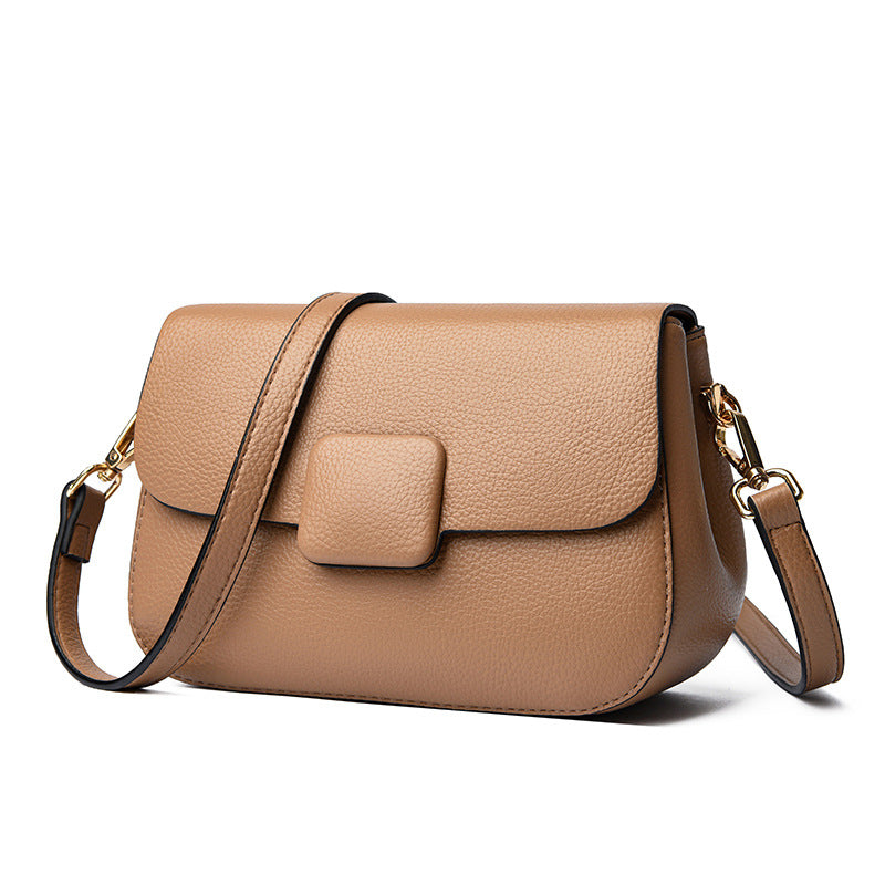 Women's Genuine Leather Niche Design High-grade Pattern Shoulder Bags