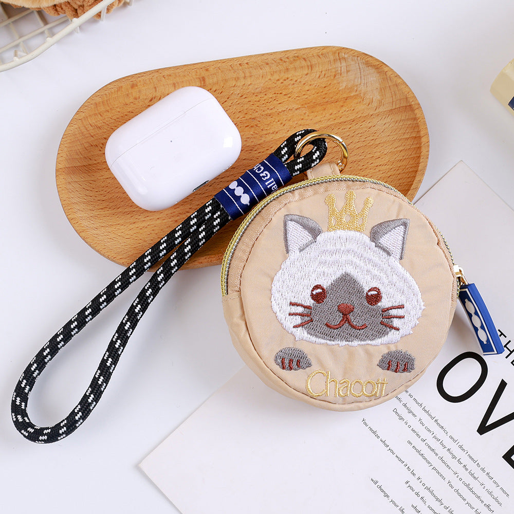 Women's Cartoon Waterproof Nylon Needle Embroidery Fashion Commuter Bags