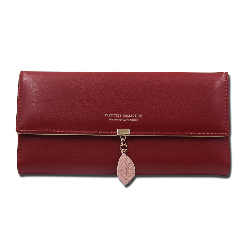 Women's Long Zipper Hasp Korean Style Trendy Ladies Wallet