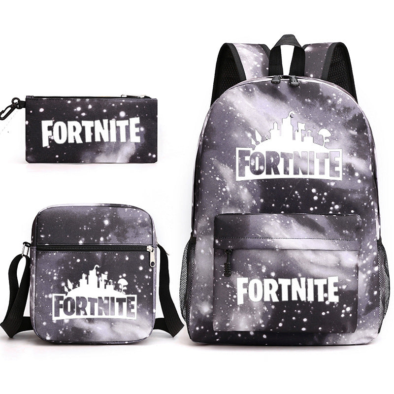 Durable Leo Massey Peripheral Printed Pencil Middle School Students' Schoolbags