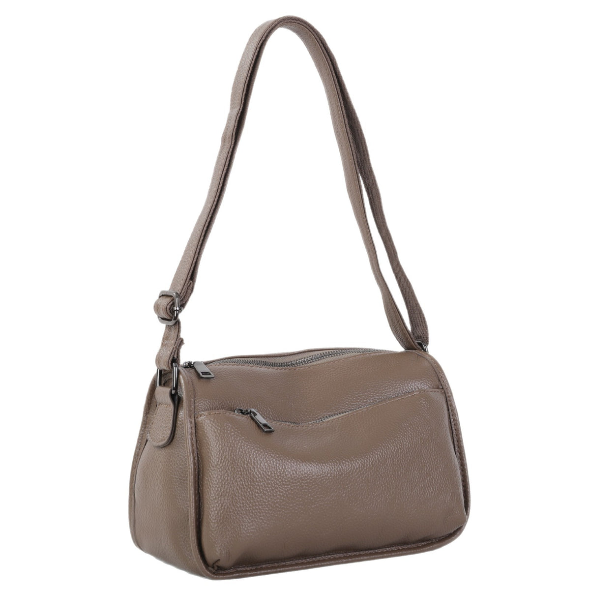 Women's First Layer Leather Large Capacity Beauty Fashion Simple Practical Soft Bags