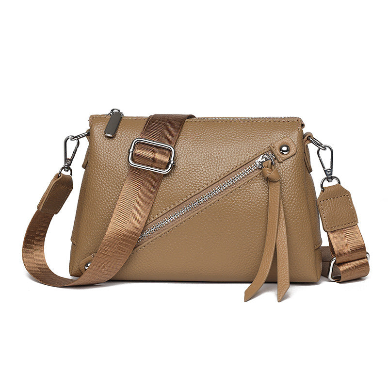 Women's High Quality Leather Trendy Storage Commuter Crossbody Bags