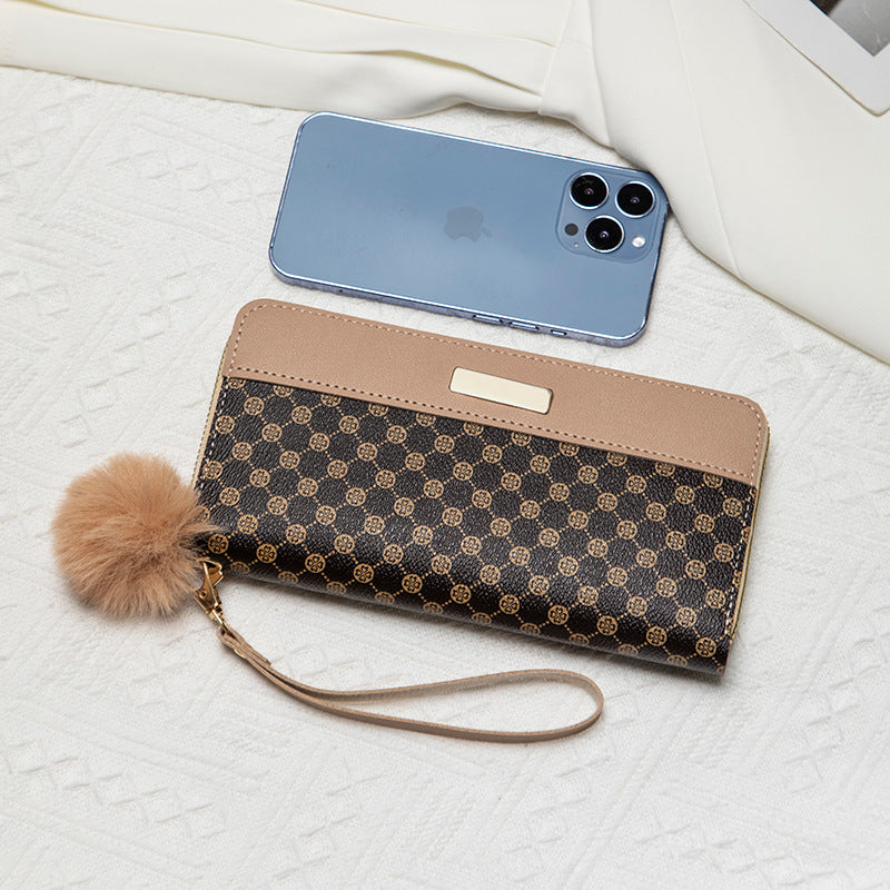 Slouchy Women's Printed Long Clutch For Ladies Wallet