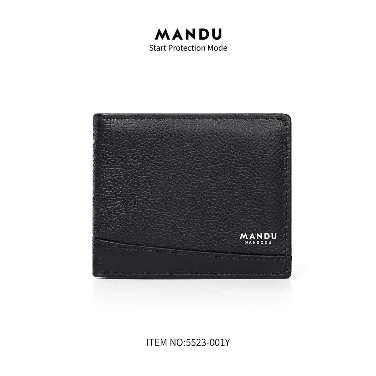 Men's Leather Ultra Light Multifunctional Polyester Swiping Multiple Slots Large Men's Wallet