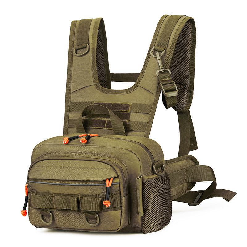 Men's Multifunctional Lure Large Capacity Camouflage Vest Bags