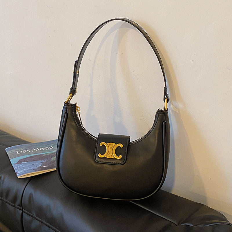 Elegant Arc Underarm Fashion Selenodont Portable Armpit Bags