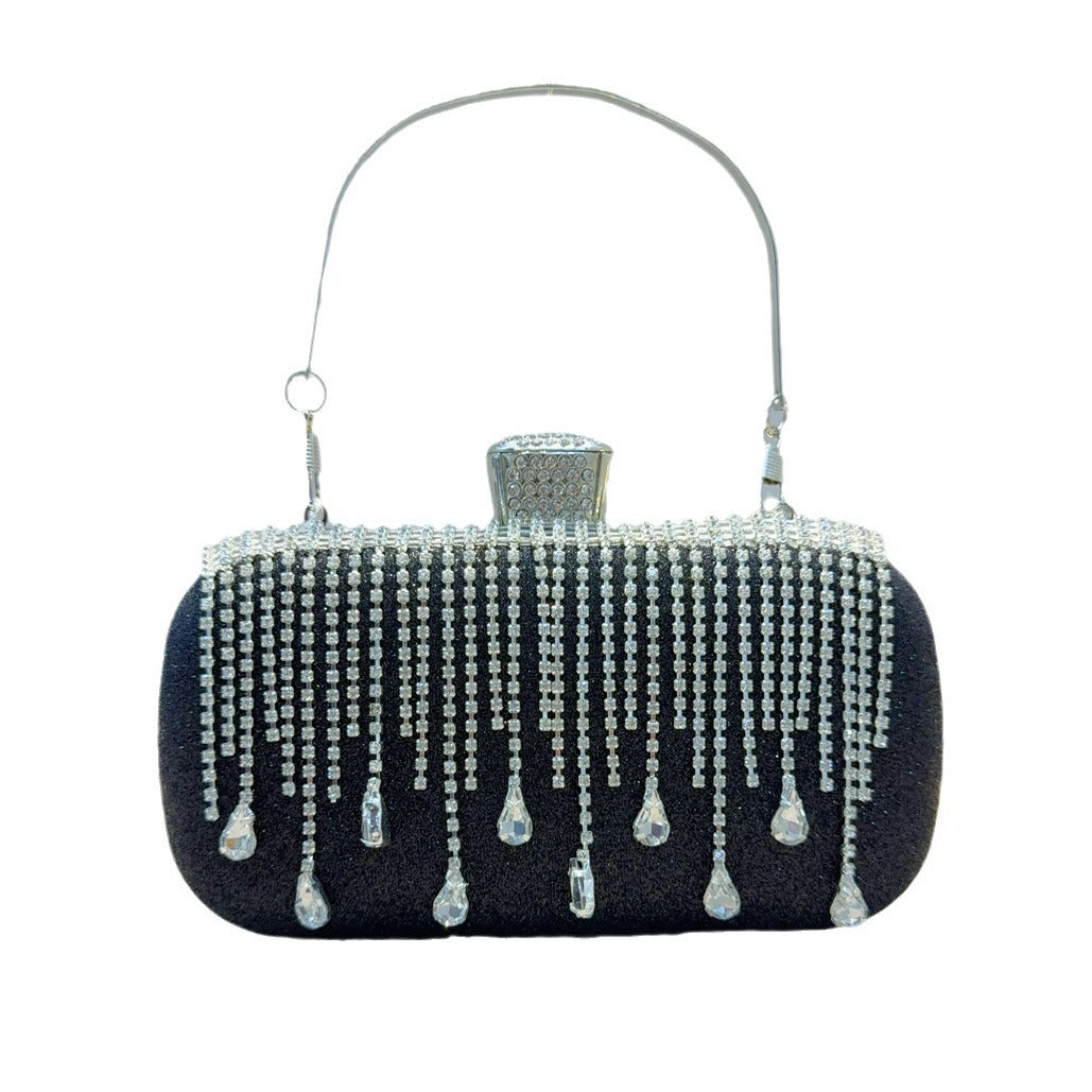 Tassel Dress Banquet Clutch Diamond Portable Evening Bags