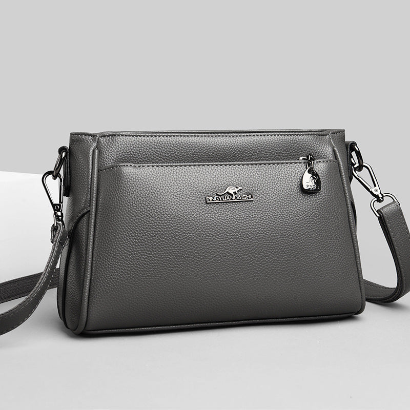 Women's Classic Plain Kangaroo Fashion Mom Crossbody Bags