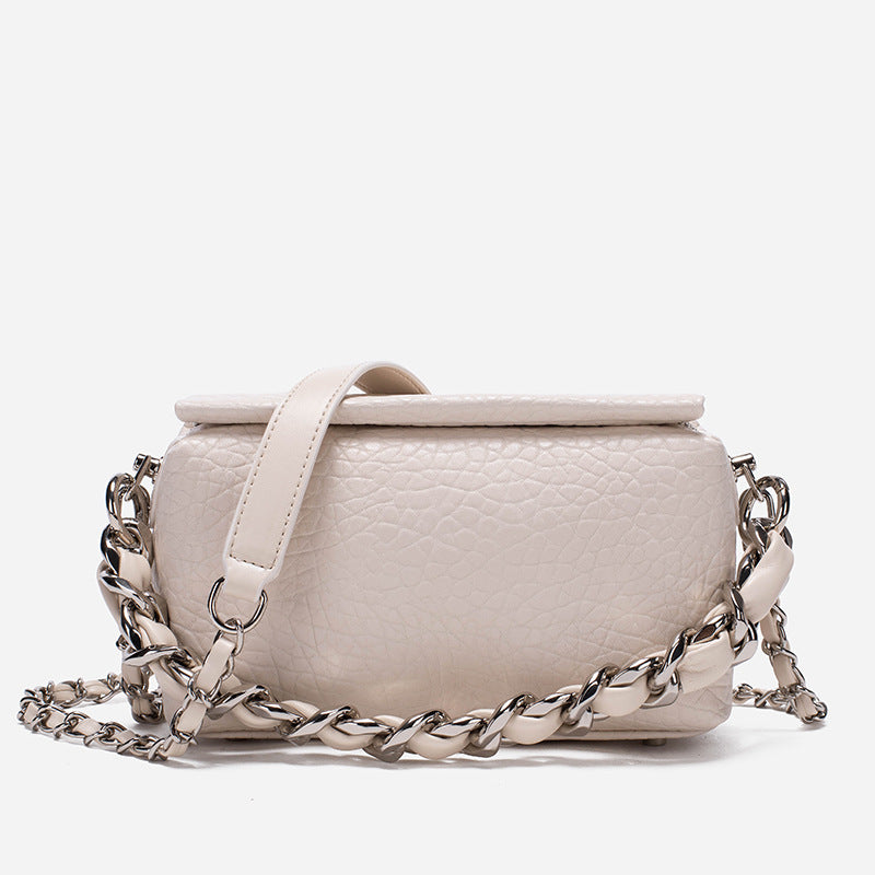 Women's Box Texture Chain Fashion Litchi Pattern Bags