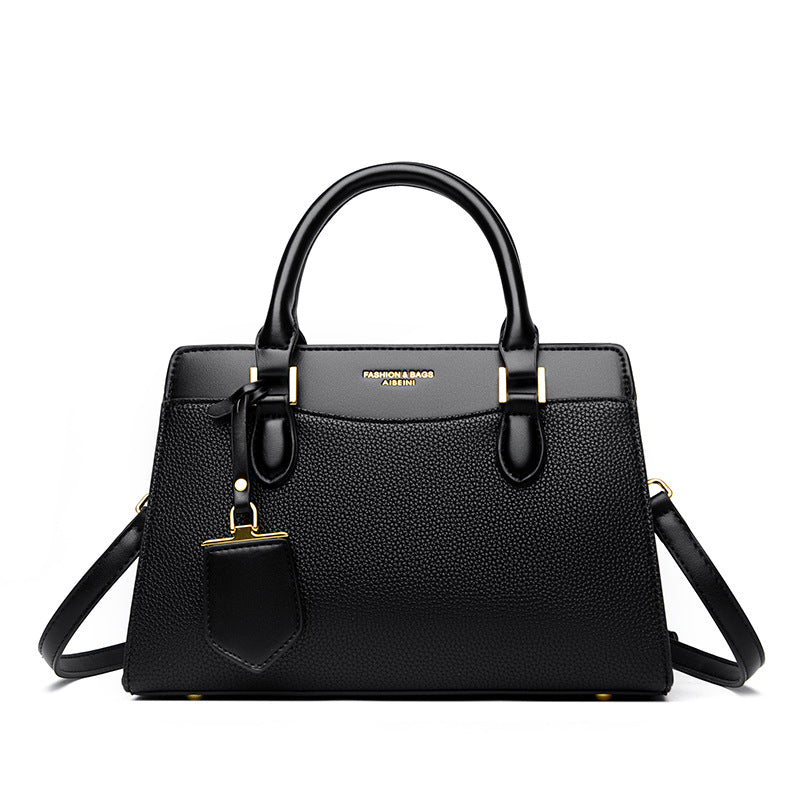 Women's Large Capacity Mom Textured Fabric High-grade Bags