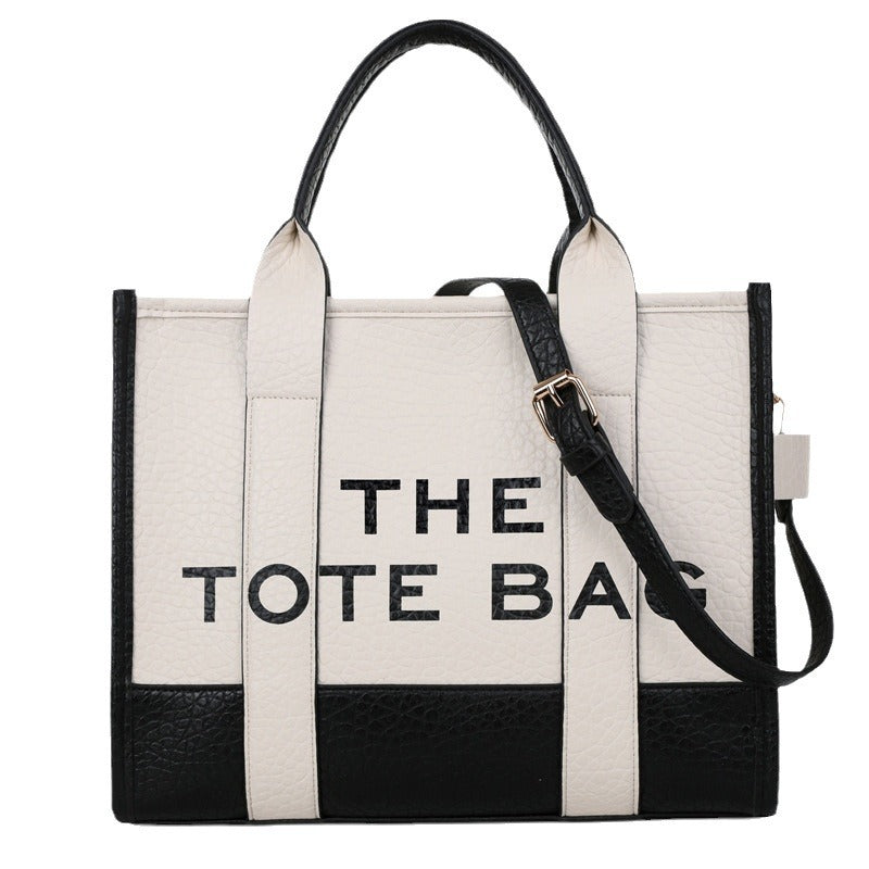 Two Colors Fashion Letter Large Capacity Tote Bags