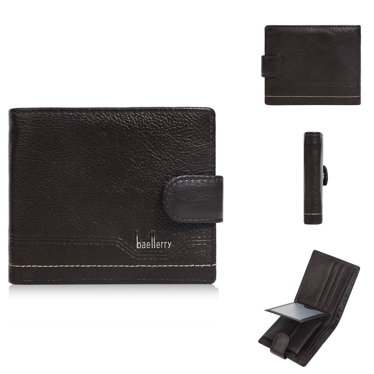 Men's Genuine Leather Short High Sense Business Men's Wallet