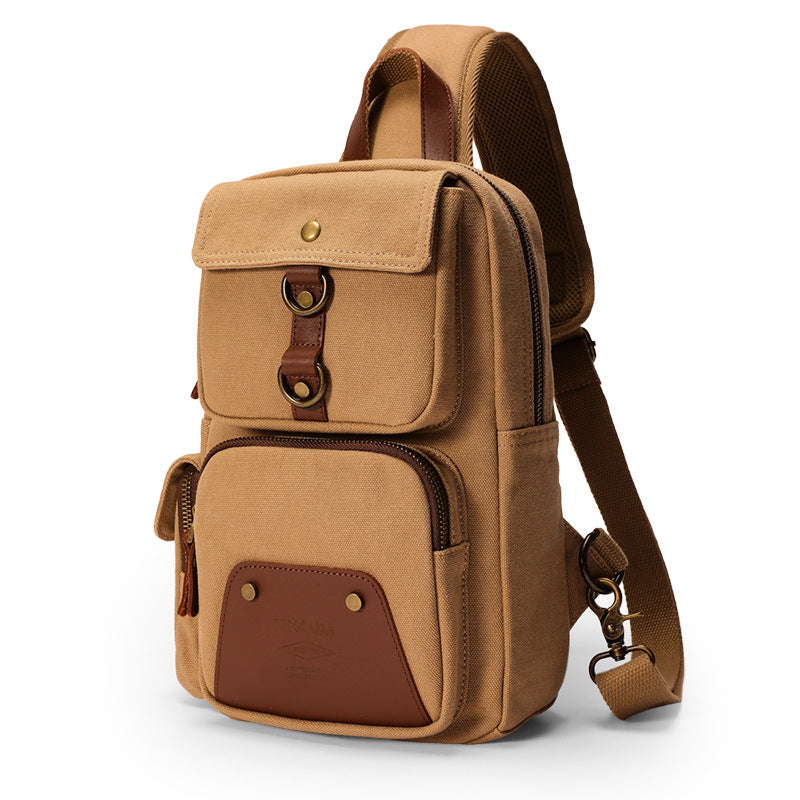 Retro Fashion Canvas Commuter Multi Compartment Men's Messenger Bags