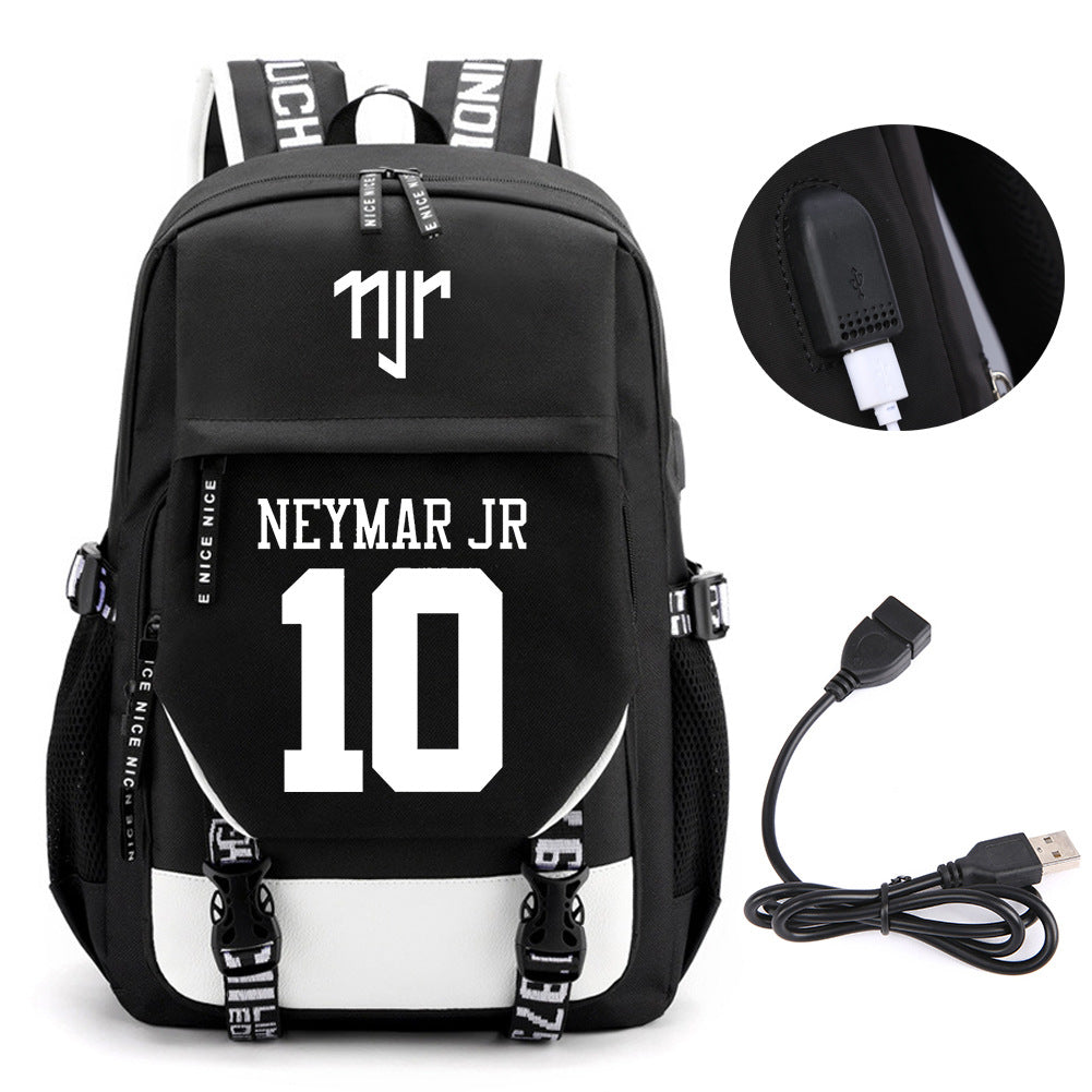 Football Peripheral Fashion Korean Style Youth Backpacks