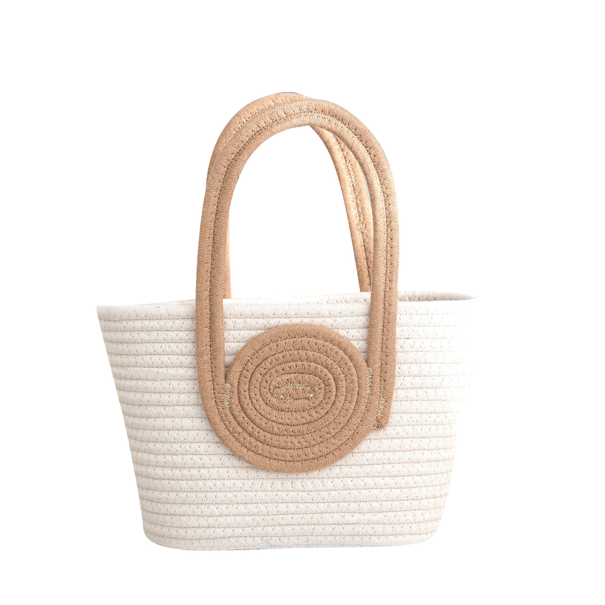 Striped Woven Fashion Versatile Straw Commuter Large Women's Handbag