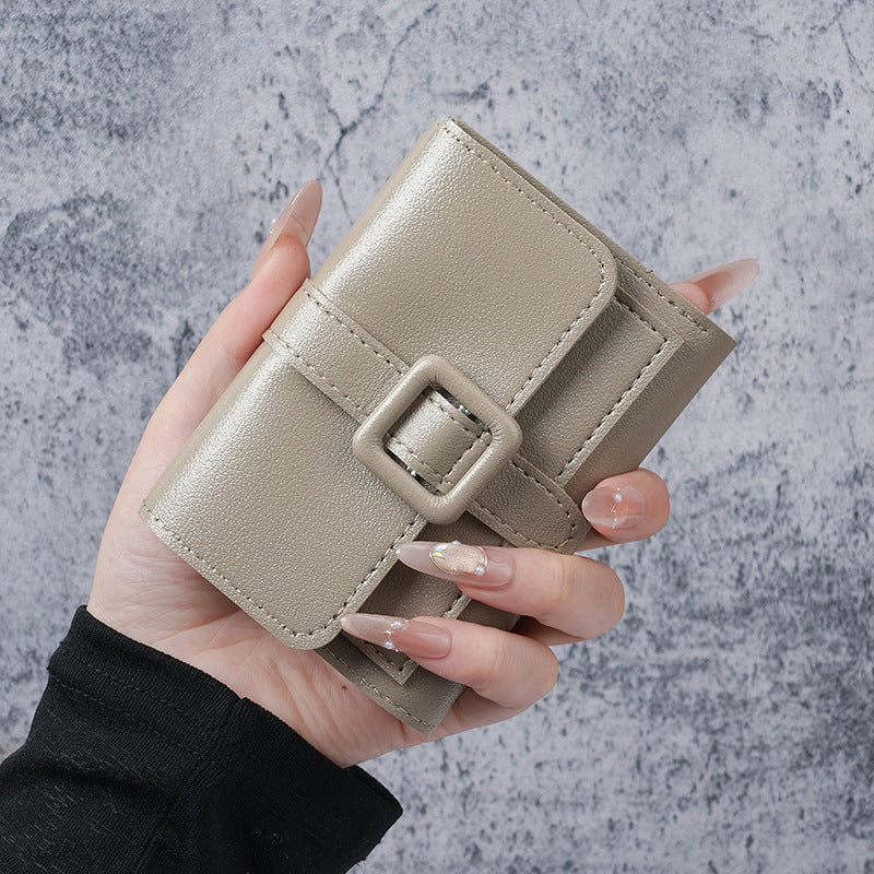 Women's Temperament Wild Short Summer Fresh Solid Ladies Wallet