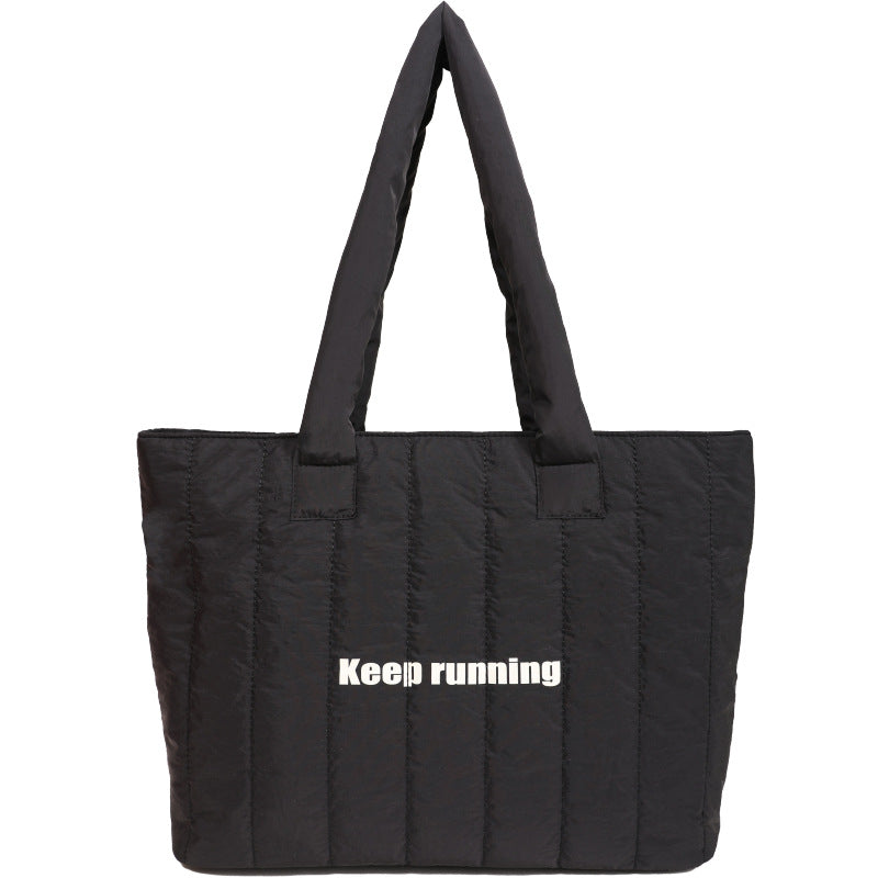 Women's Fashion Commuter Large Capacity Down Soft Shoulder Bags